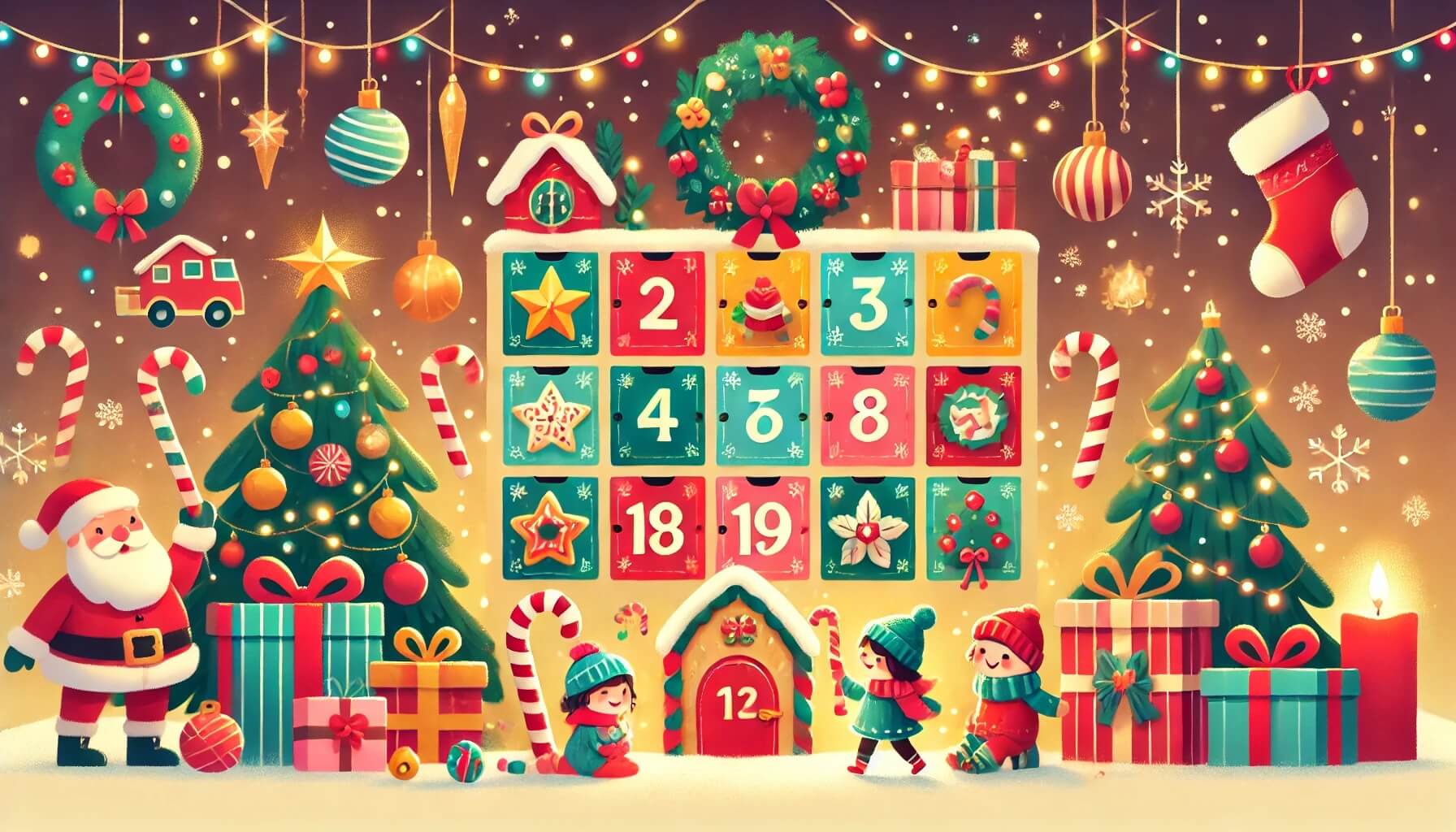 calendrier de l'avent de noel pour enfants