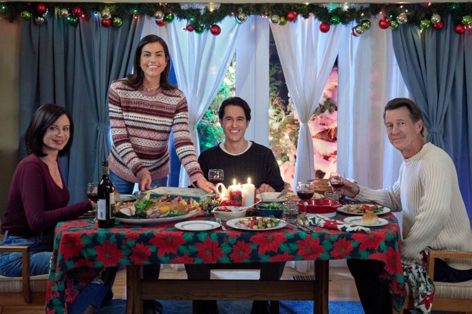 Trois Noëls à la maison Poster